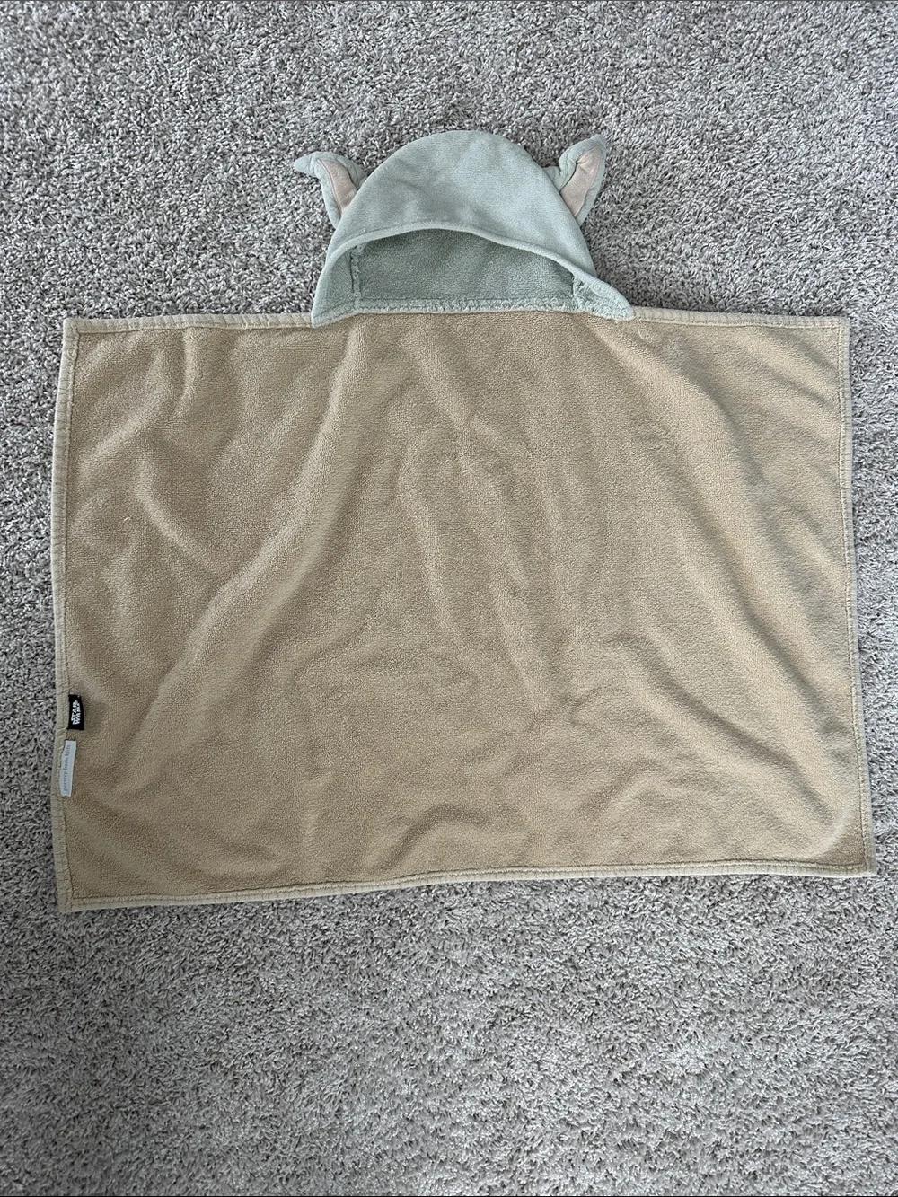 Pottery Barn Kids Star Wars Hooded Towel Grogu/Baby Yoda